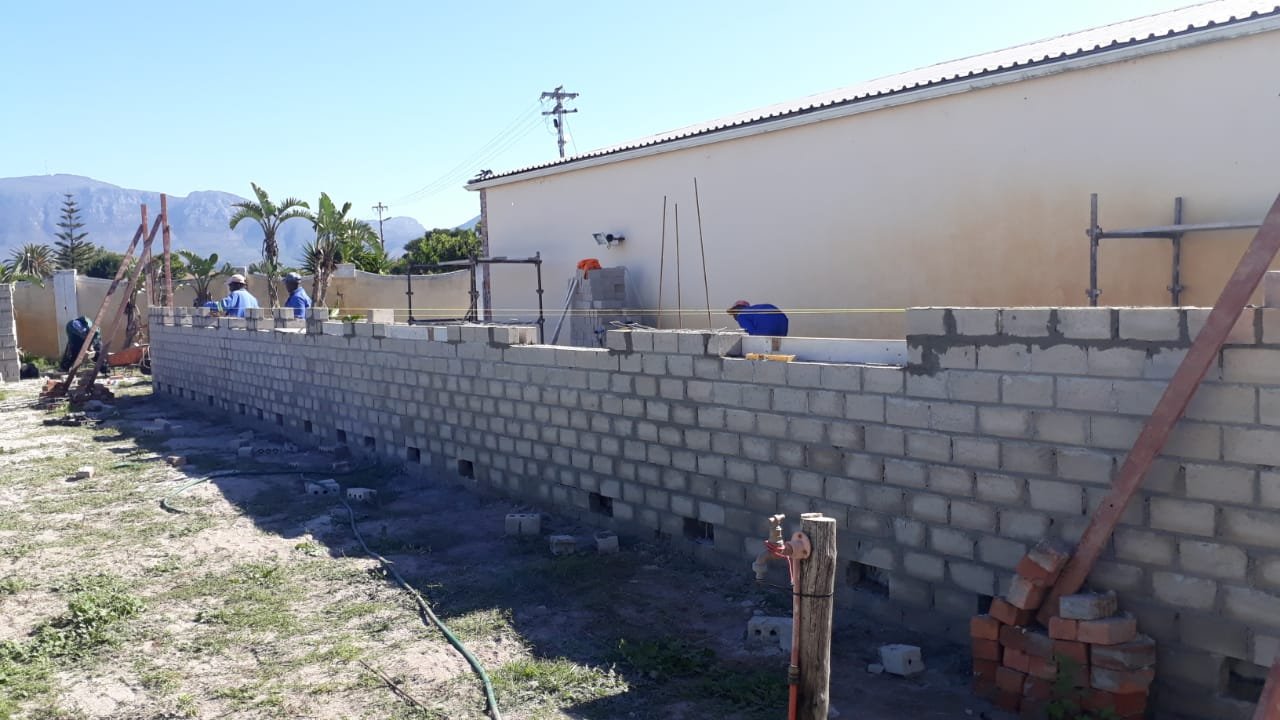 Progress on the kitchen and bathroom extension