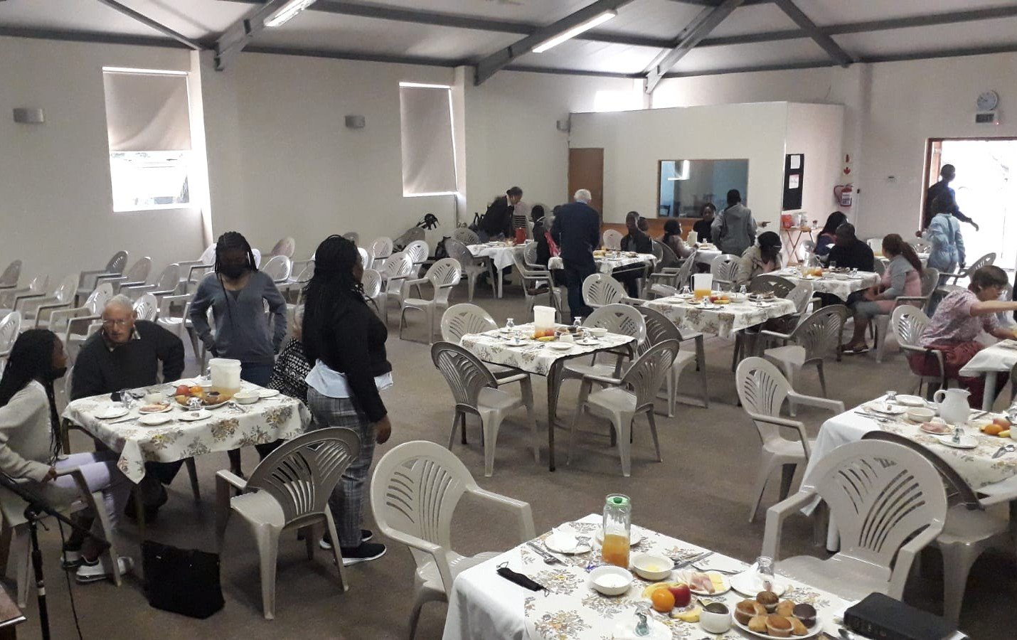 Missionaries breakfast